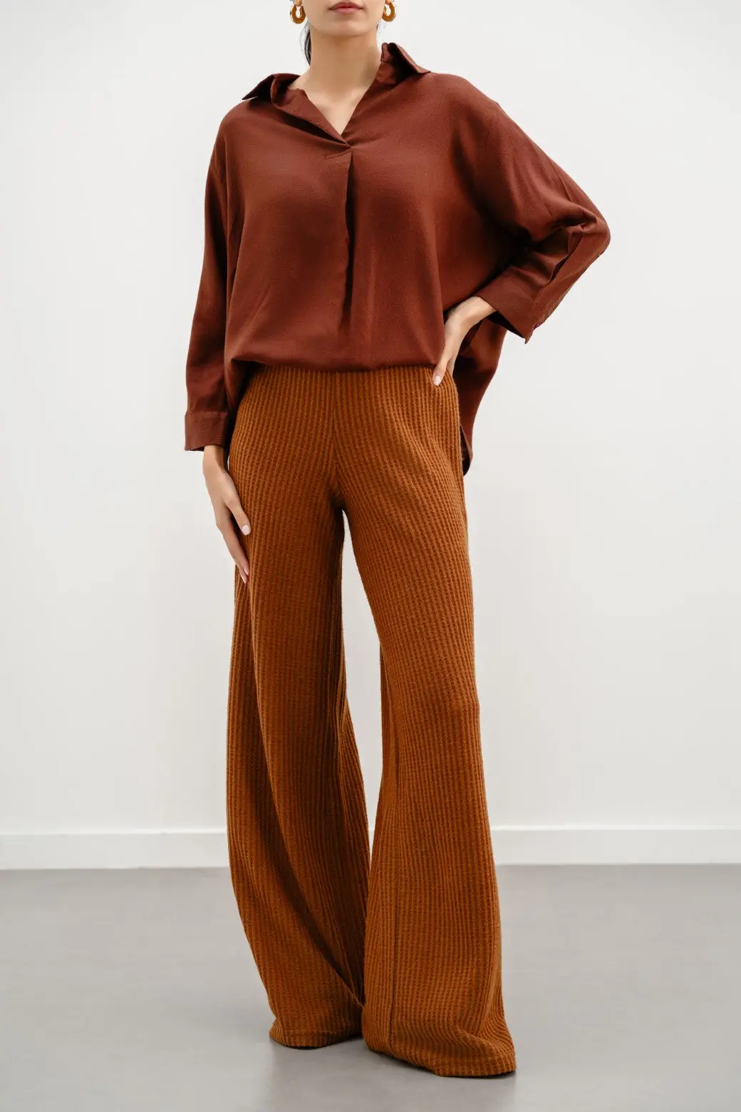 Waffle Knit Pants 1