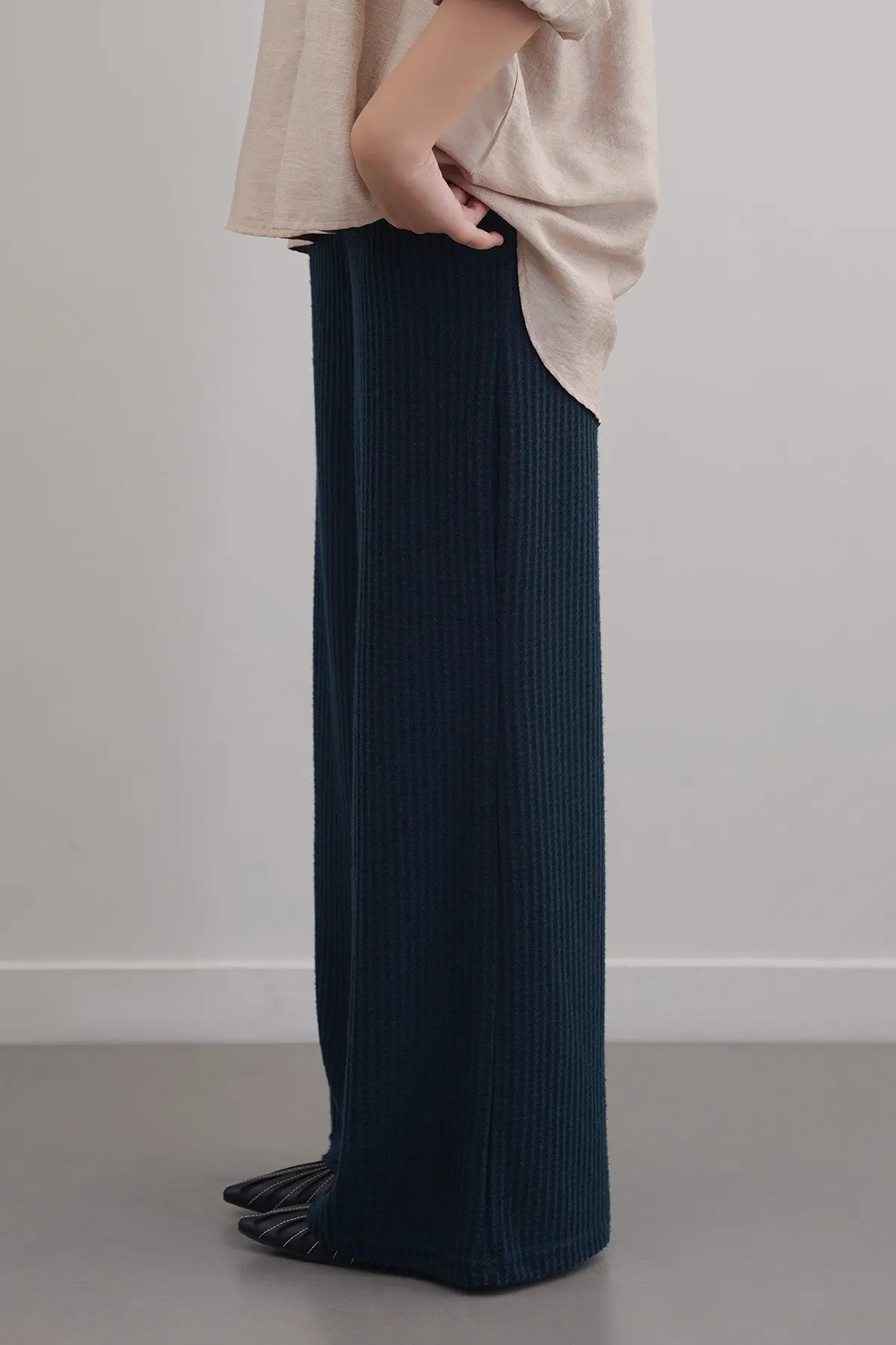 Waffle Knit Pants 1