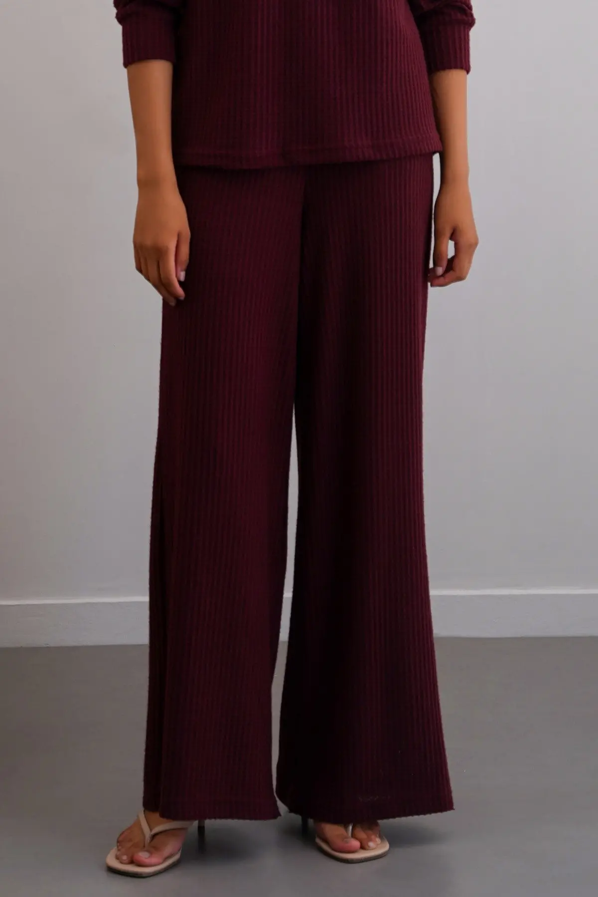 Waffle Knit Pants 1