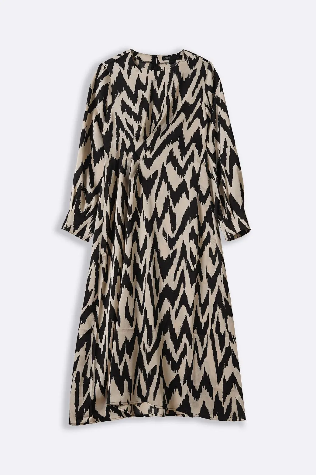 Pleated Silk Dress 1