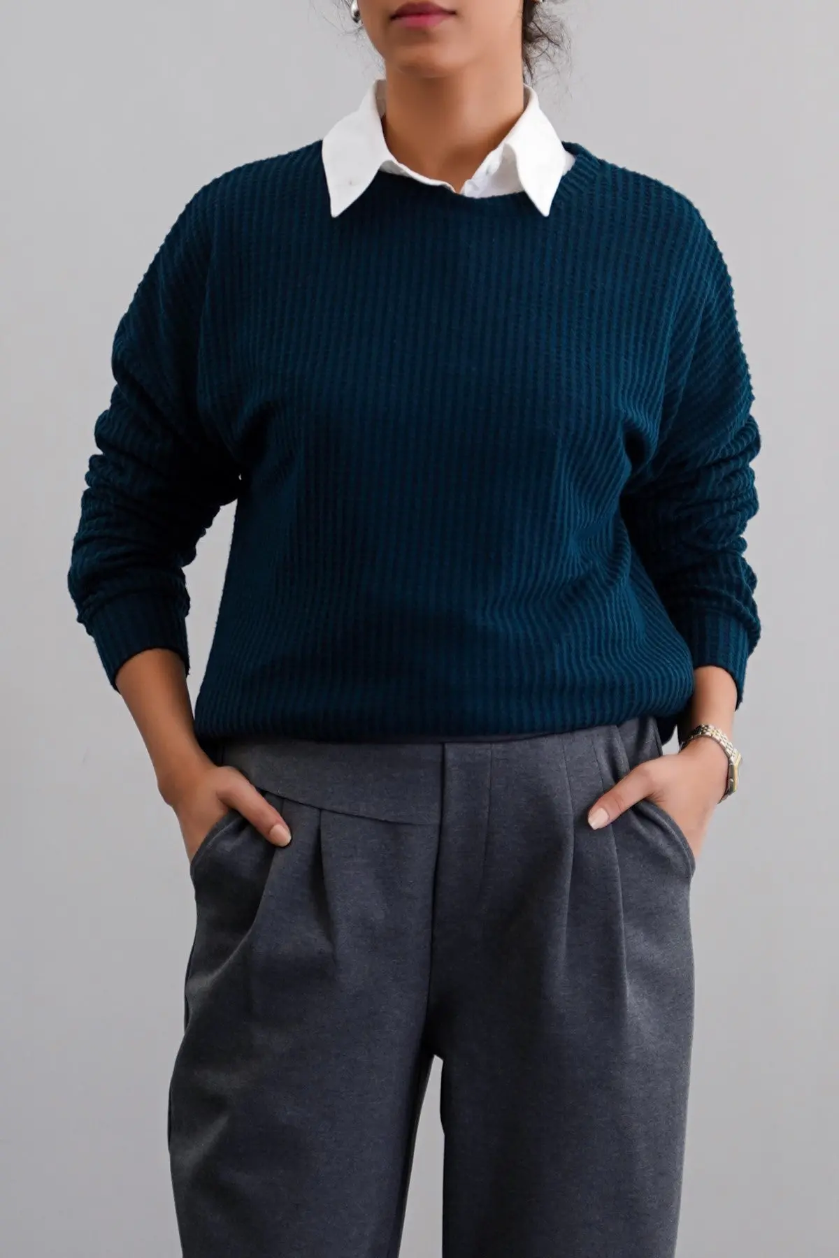 Waffle Knit Top 1