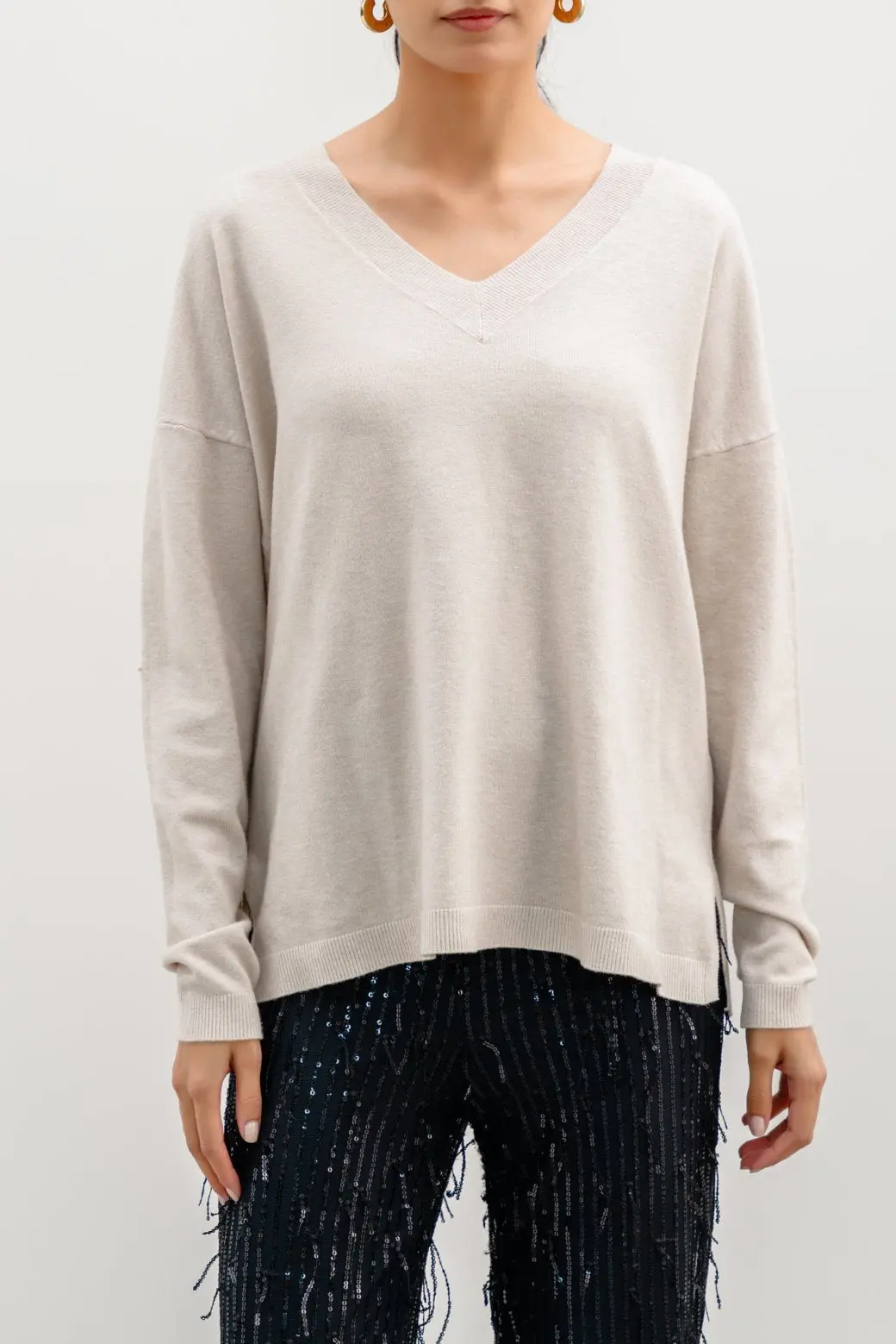 Homebody V-Neck Sweater 1
