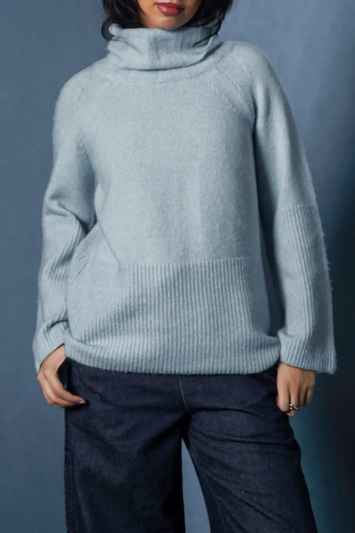 Morocco Rib Sleeve Sweater 1