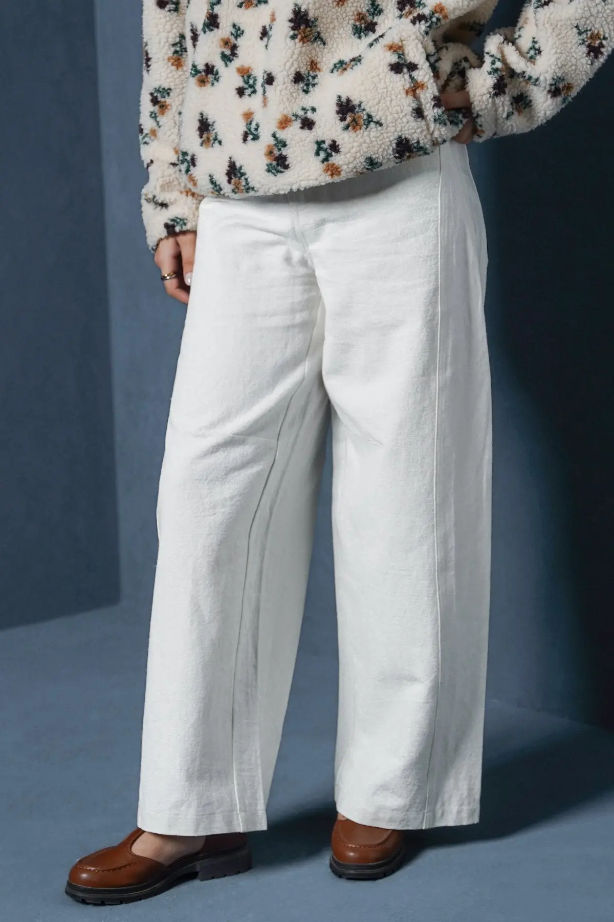 Linen Blend Jean Pants 1