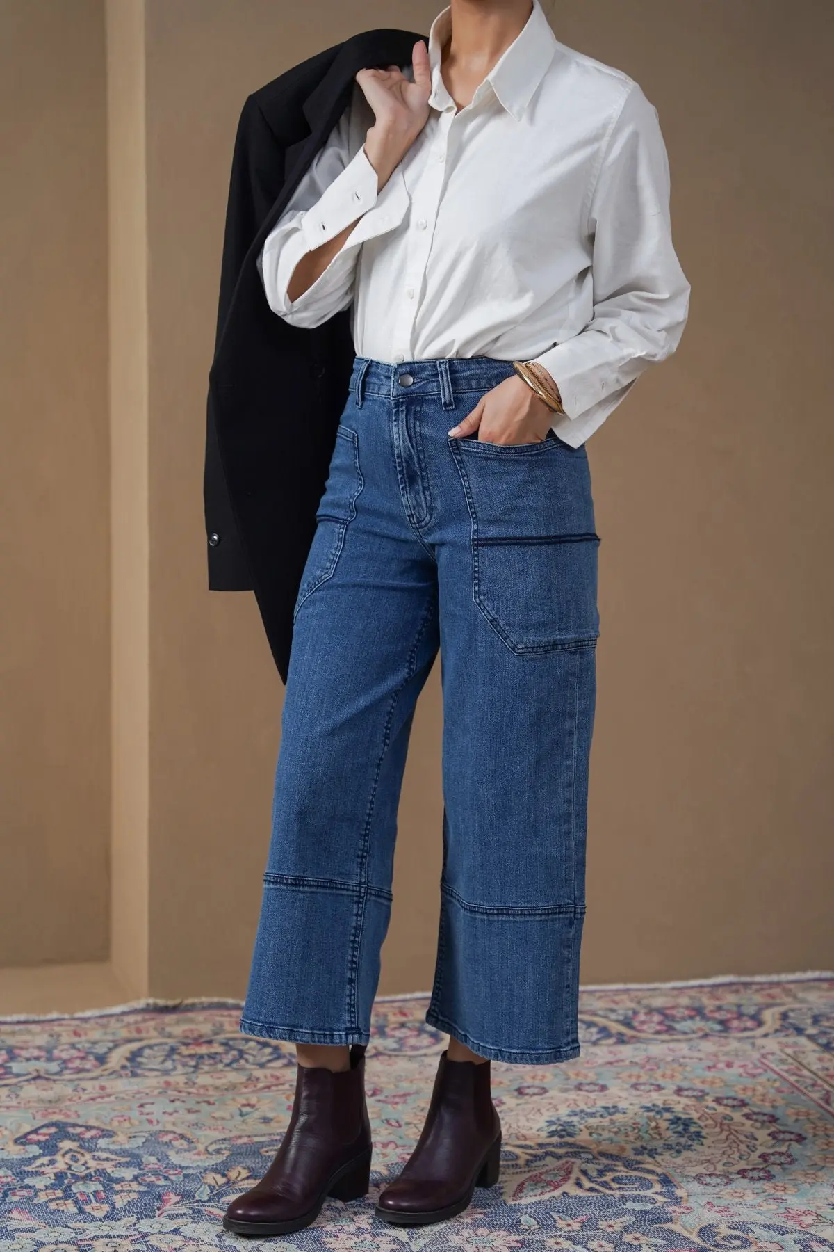 Highline Cropped Jeans 1