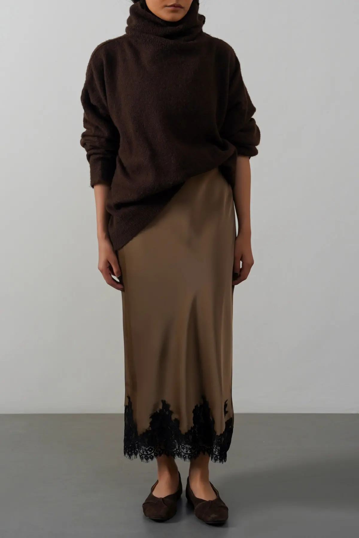 Lace And Silk Skirt 1