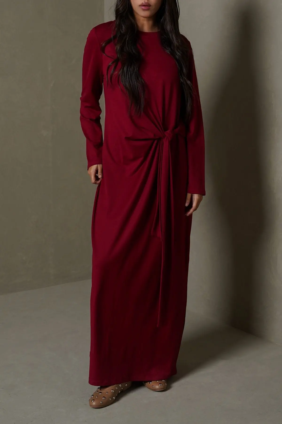 Ruched Wrap Dress 1
