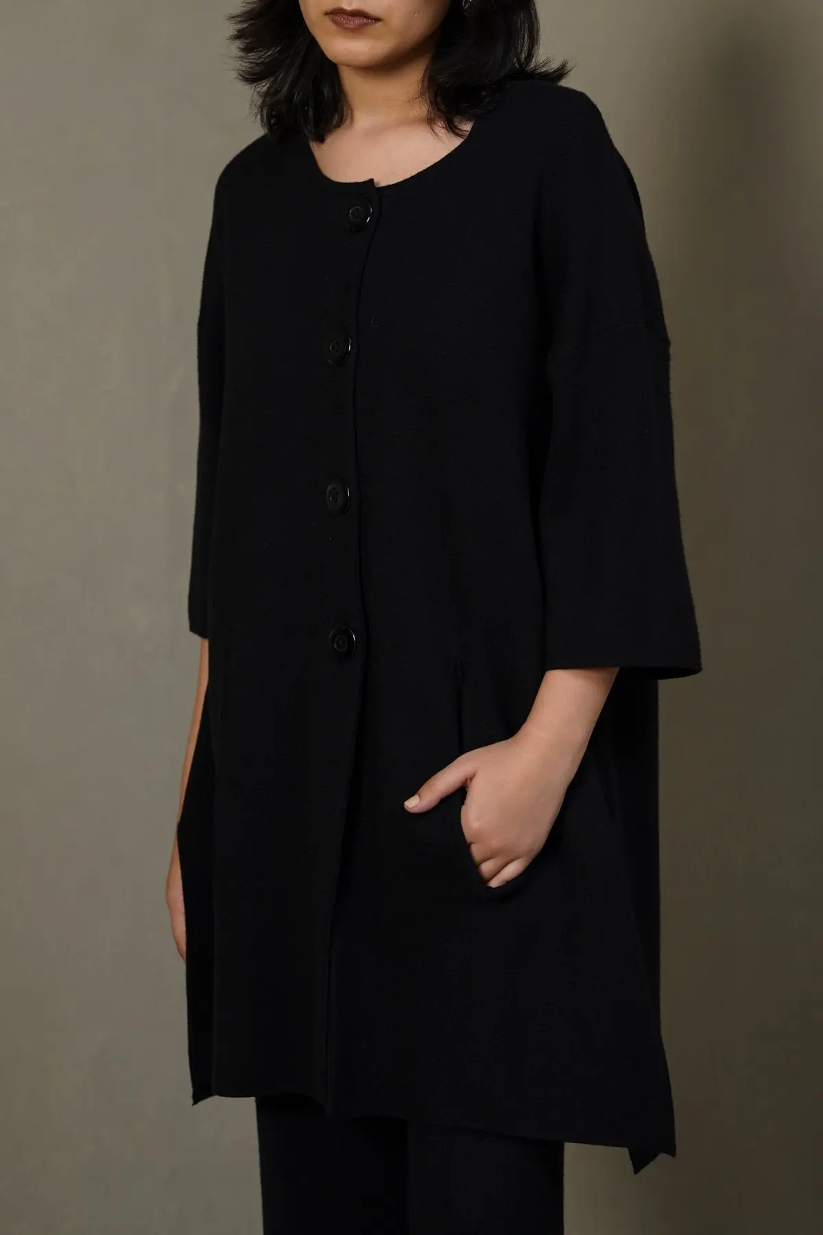 Button Knit Cardigan 1