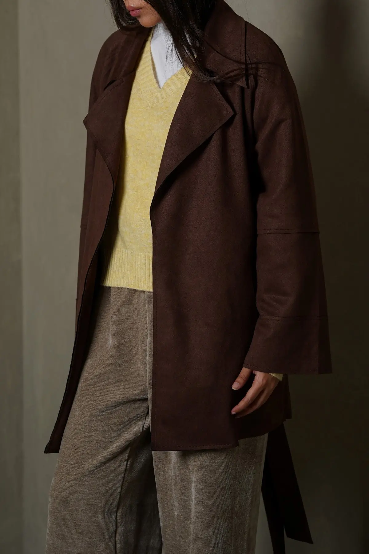 Arlo Suede Trench 1