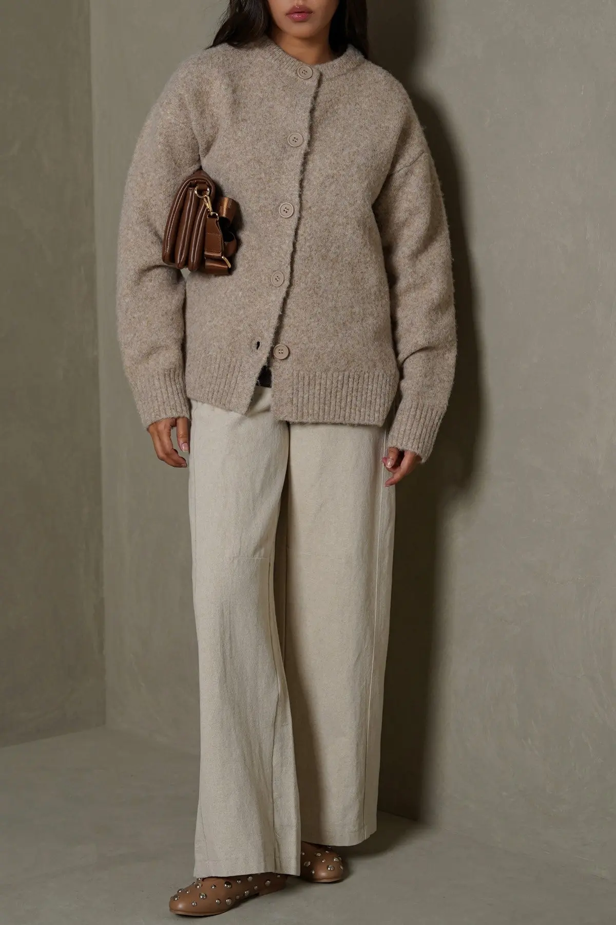 Teddy Knit Cardigan 1