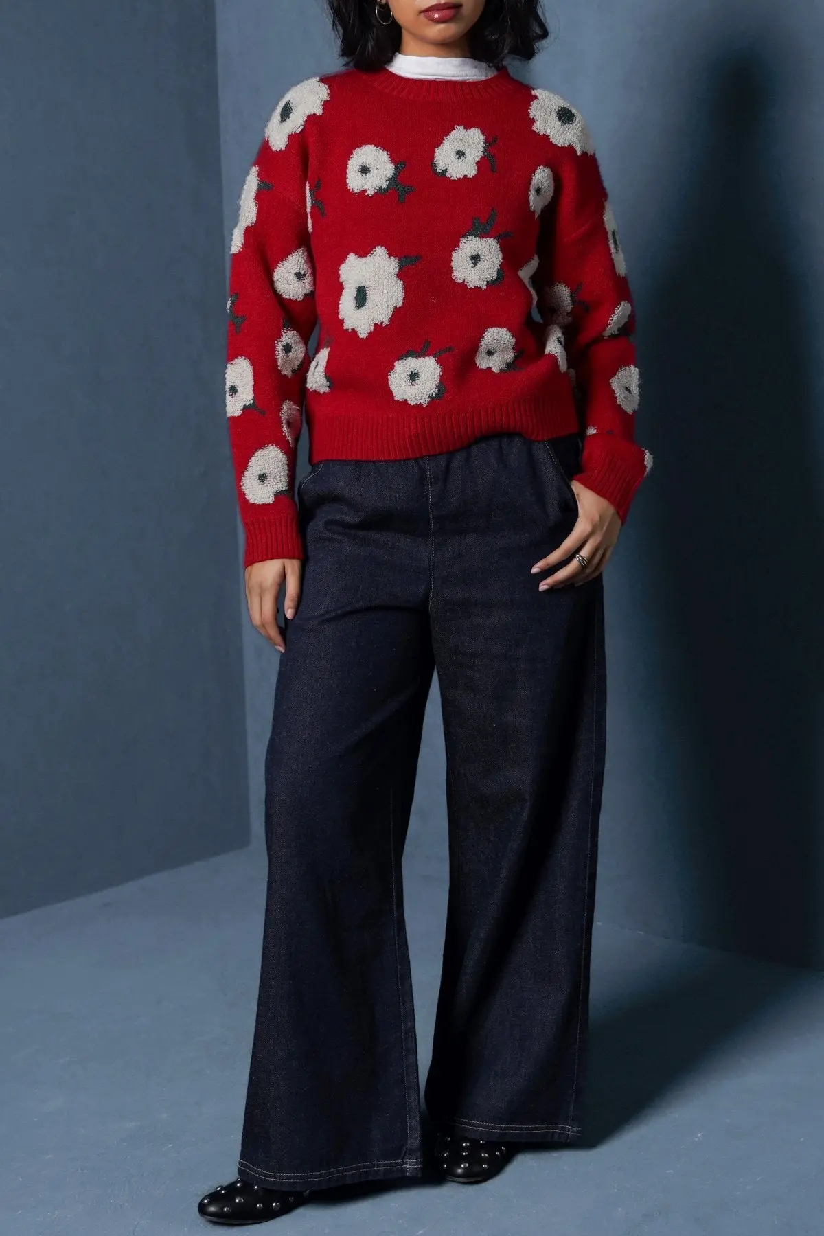 Floral Embroidered Jumper 1