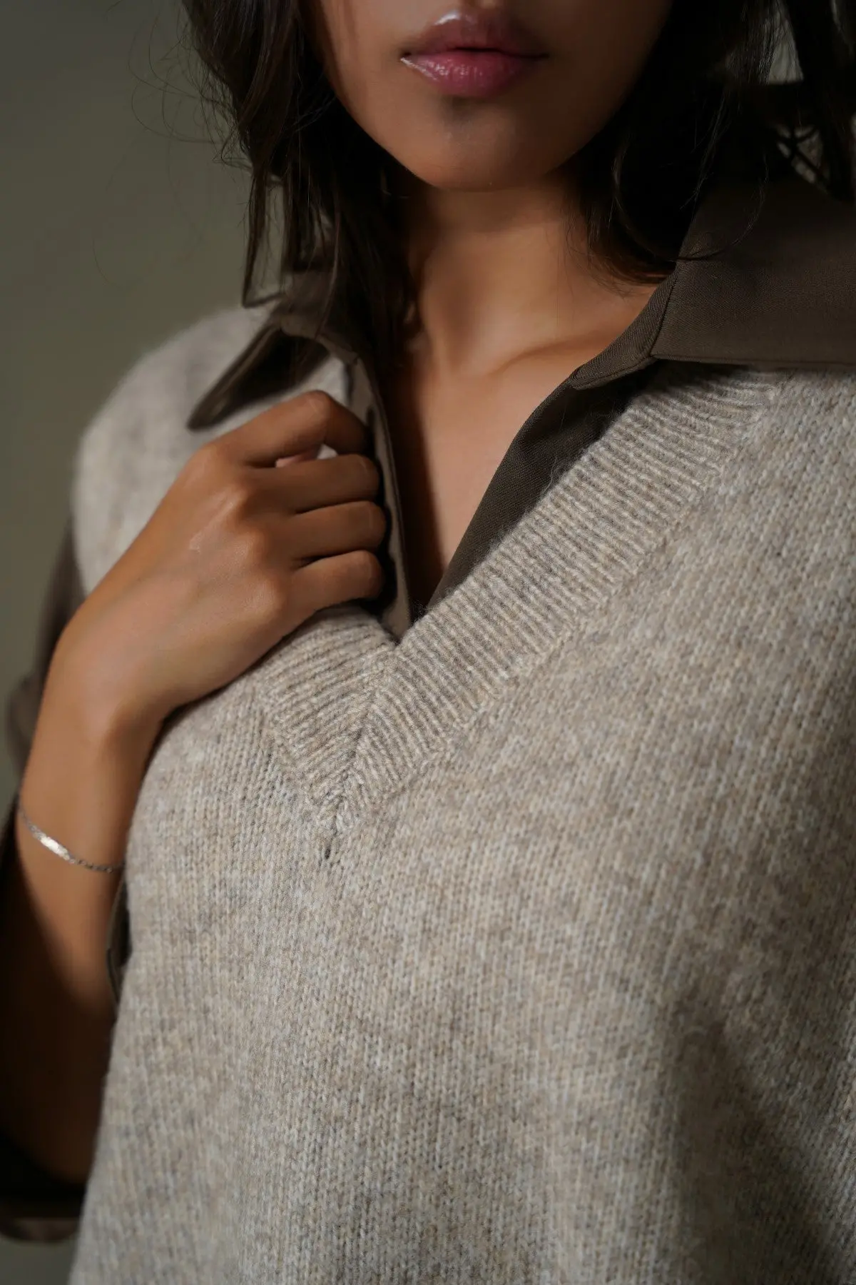 V-Neck Sweater Vest 1