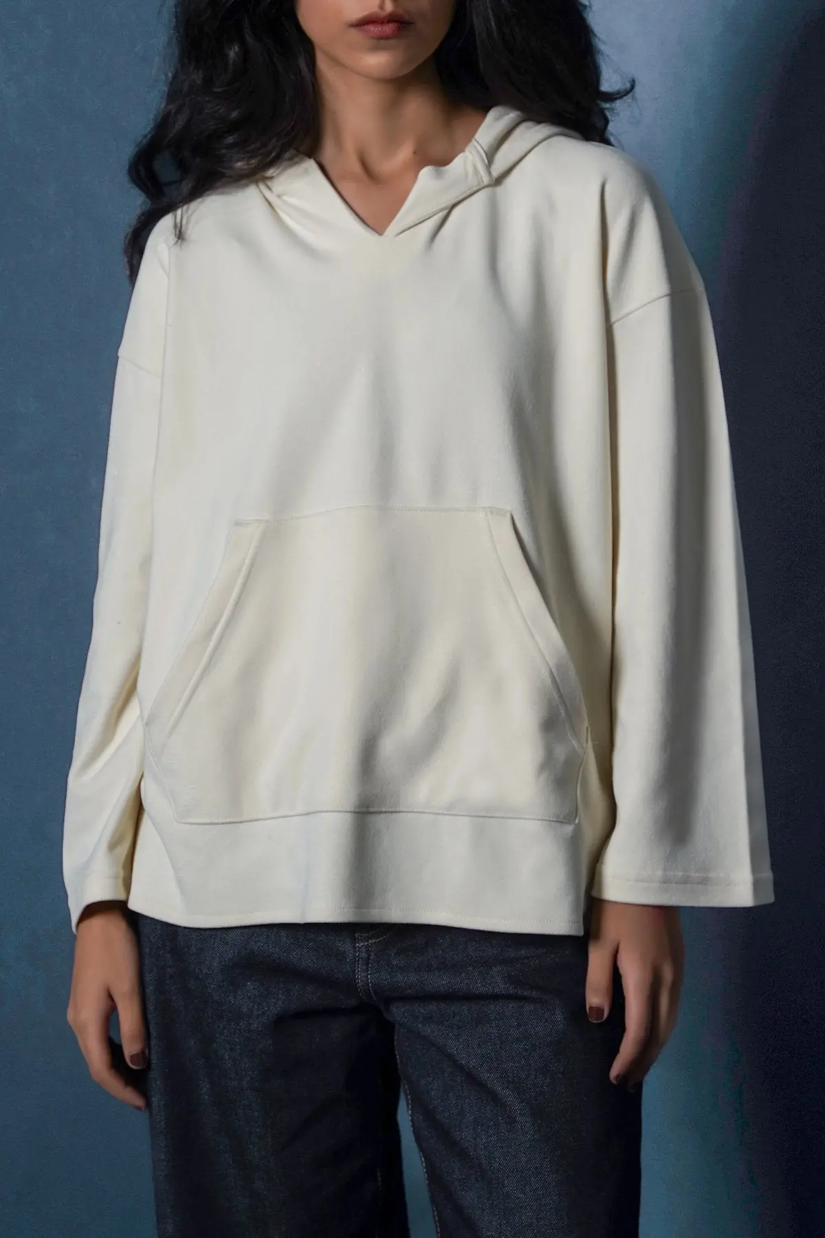 Lounge V-Neck Hoodie 1