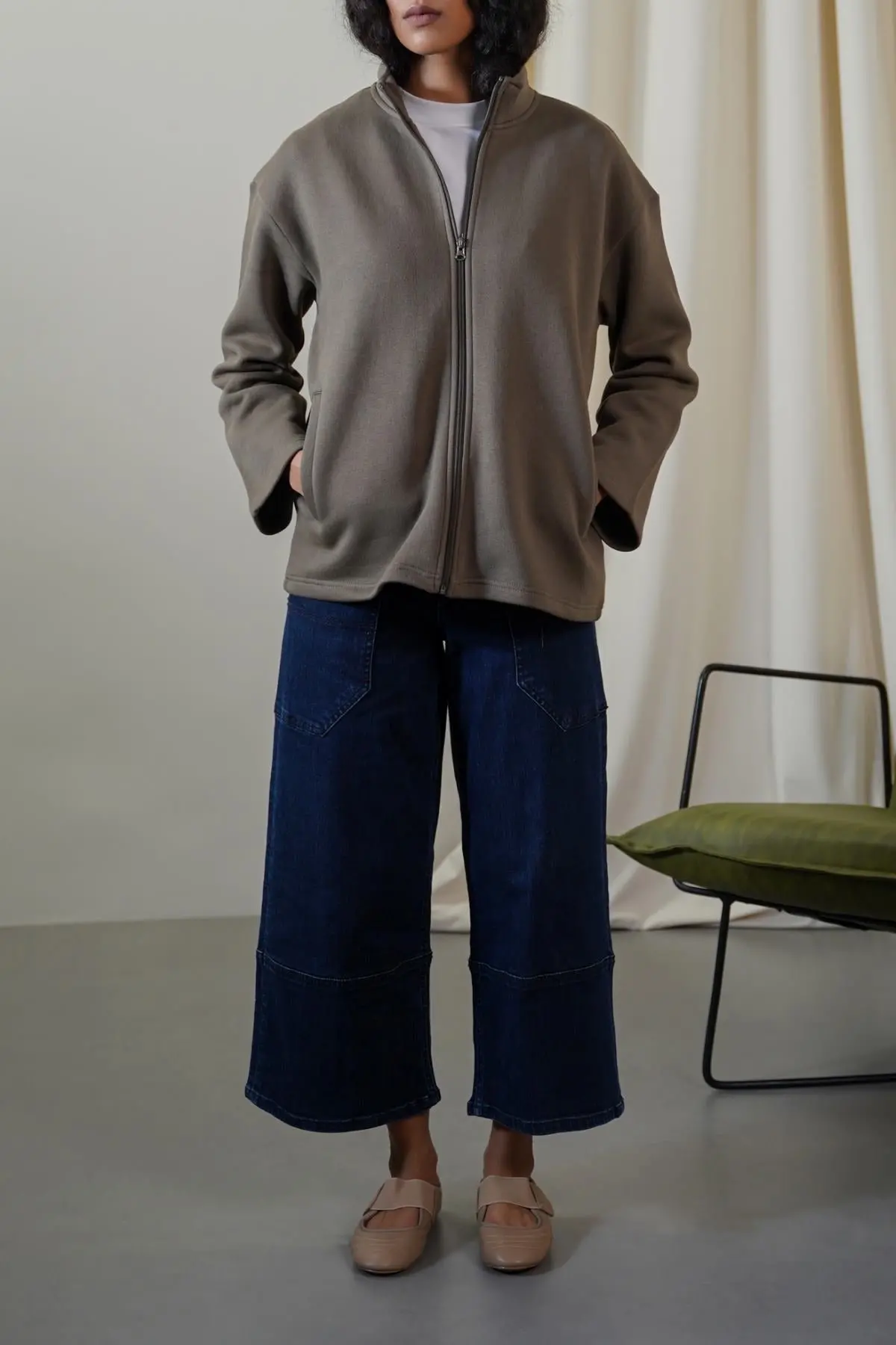 Fleece Cocoon Jacket 1