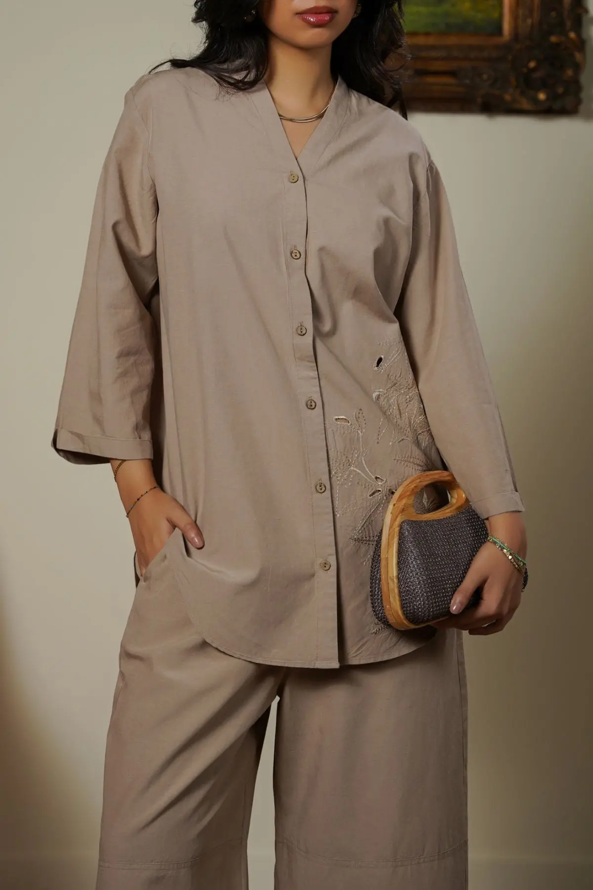 Bamboo Linen Blend Shirt 1