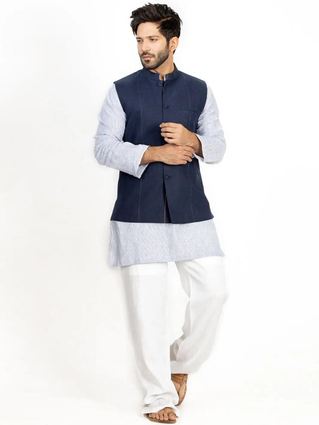 Blue Waistcoat - Alcr-Wc-006 1