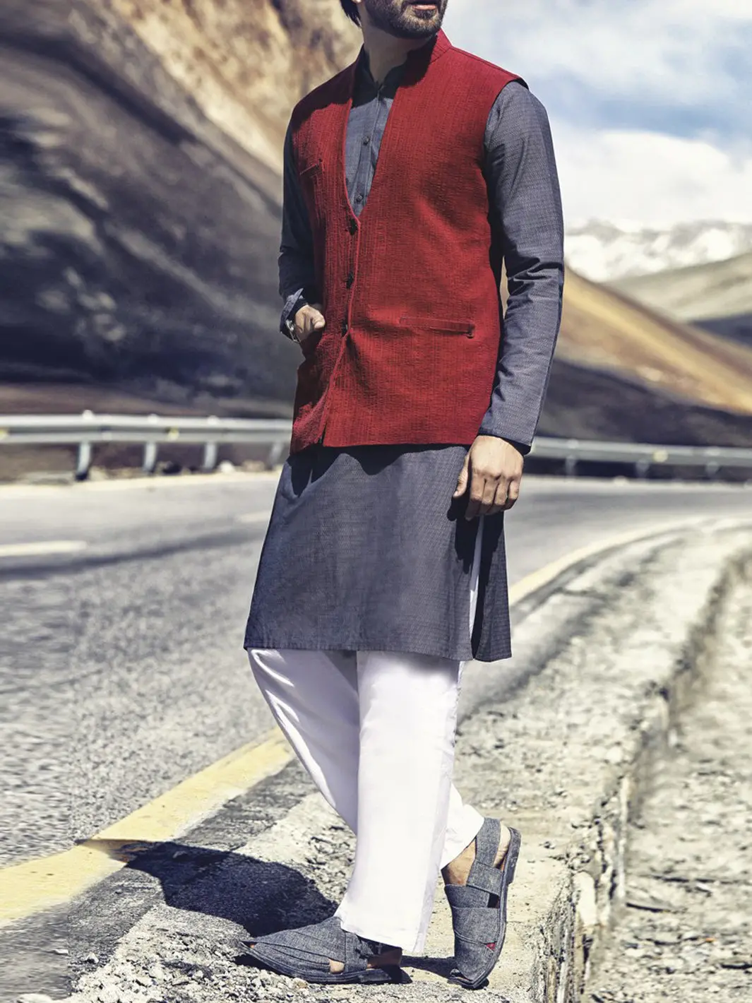 Maroon Waistcoat - Wc-222 1