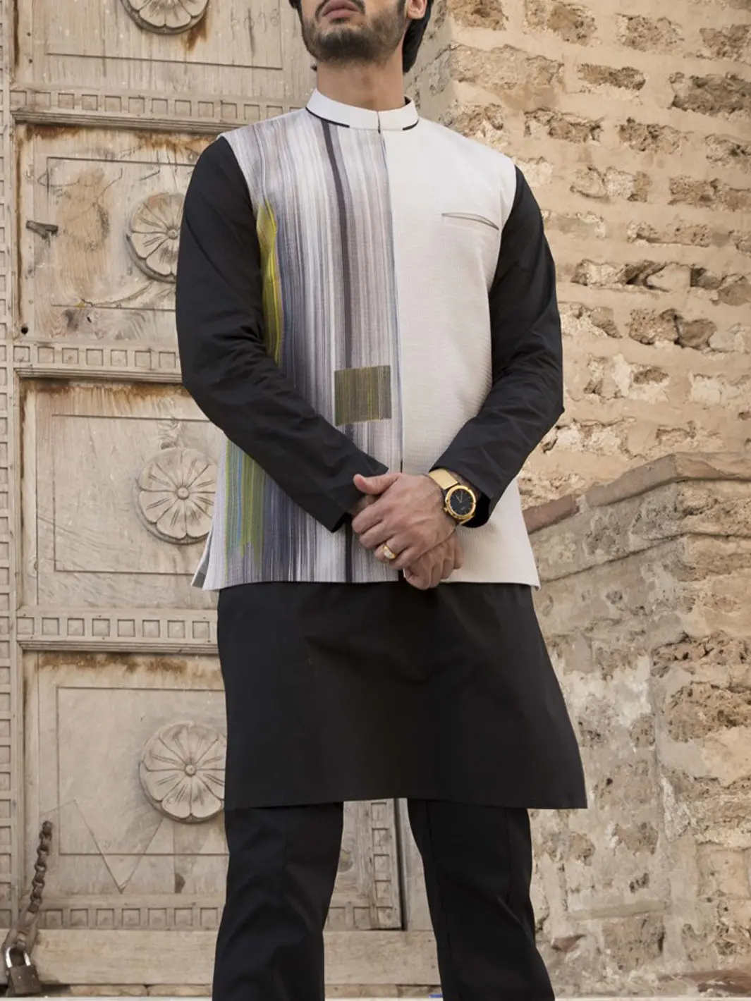 Light Grey Blended Waistcoat - Wc-274 1