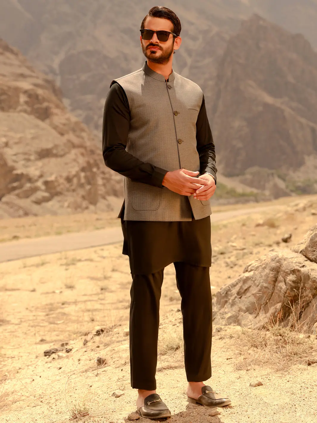 Grey Suiting Waistcoat - Al-Wc-436 1
