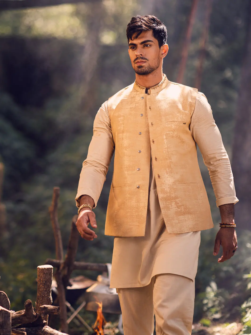 Dull Tan Waistcoat - Al-Wc-520 1