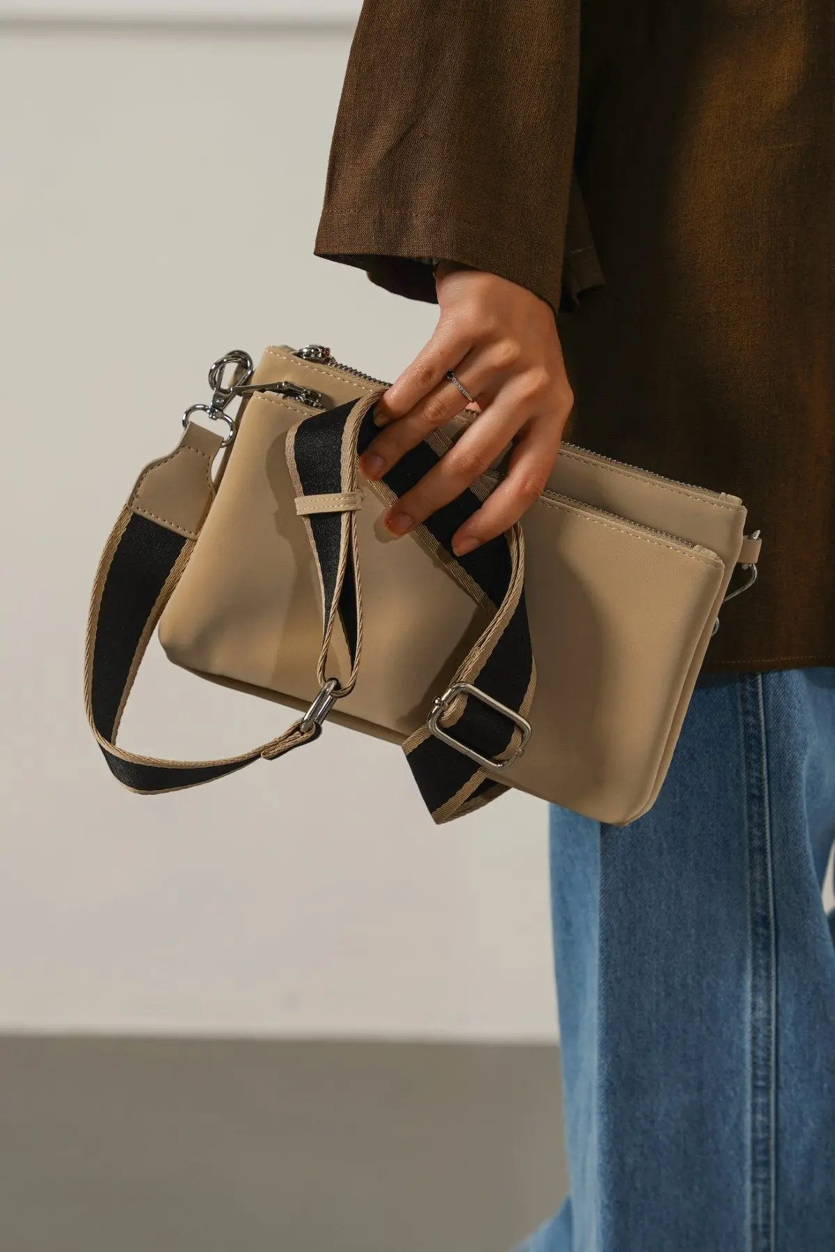Velvet Peach Crossbody 1