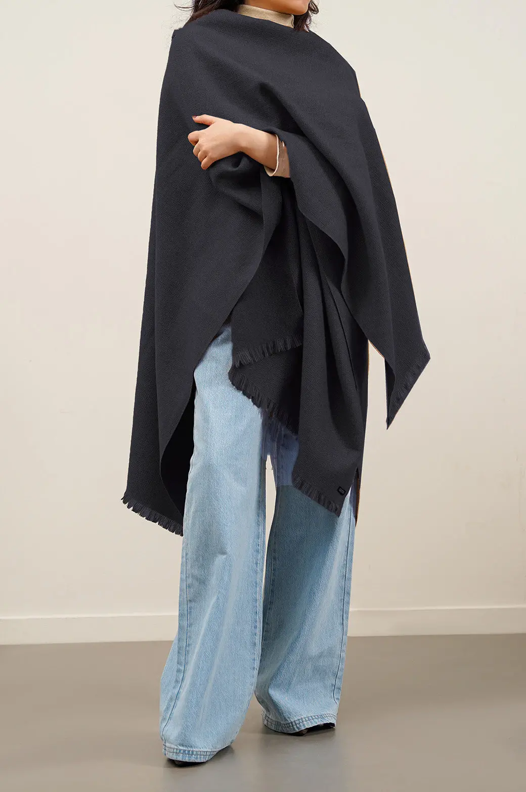 Reversible Cape Shawl 1