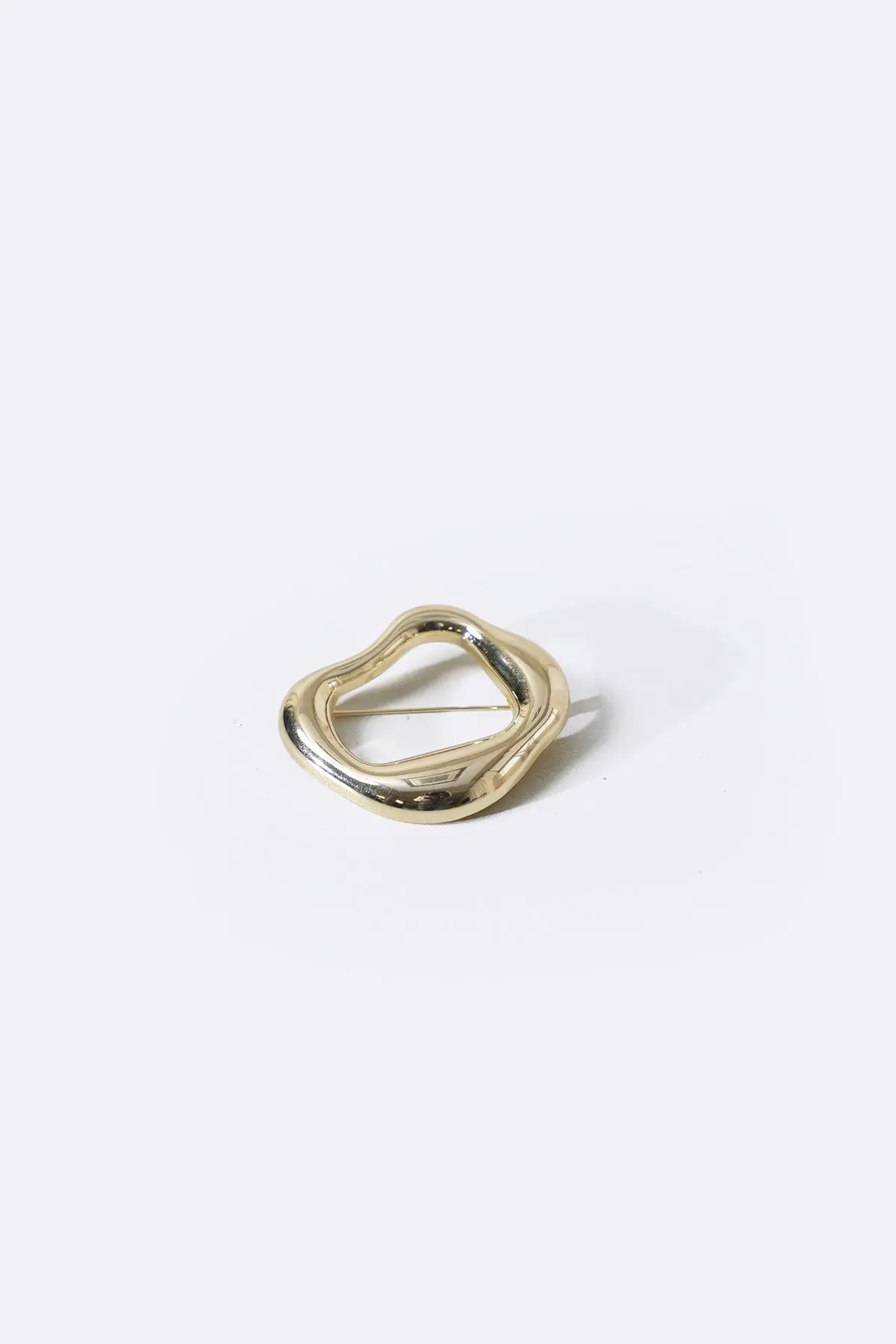 Gold Metal Brooch 1