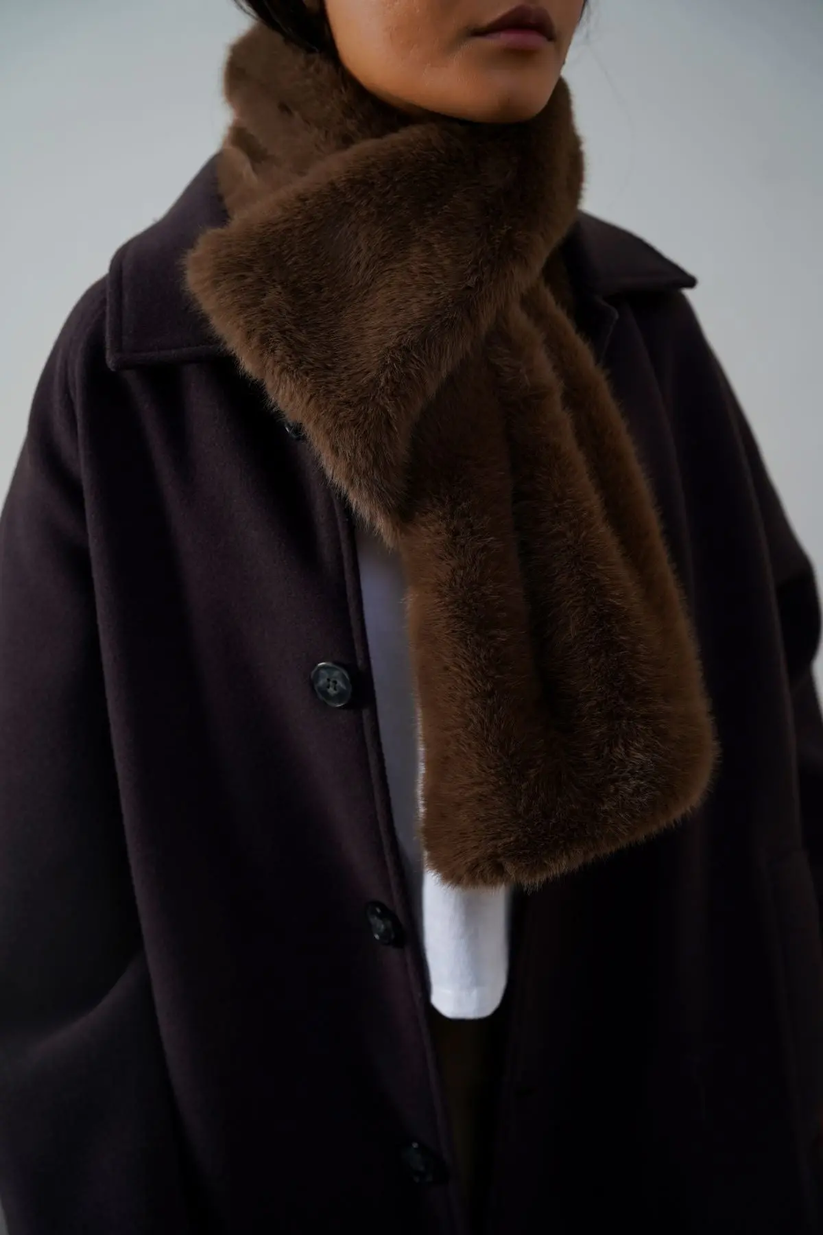 Fur Crossover Warmer 1