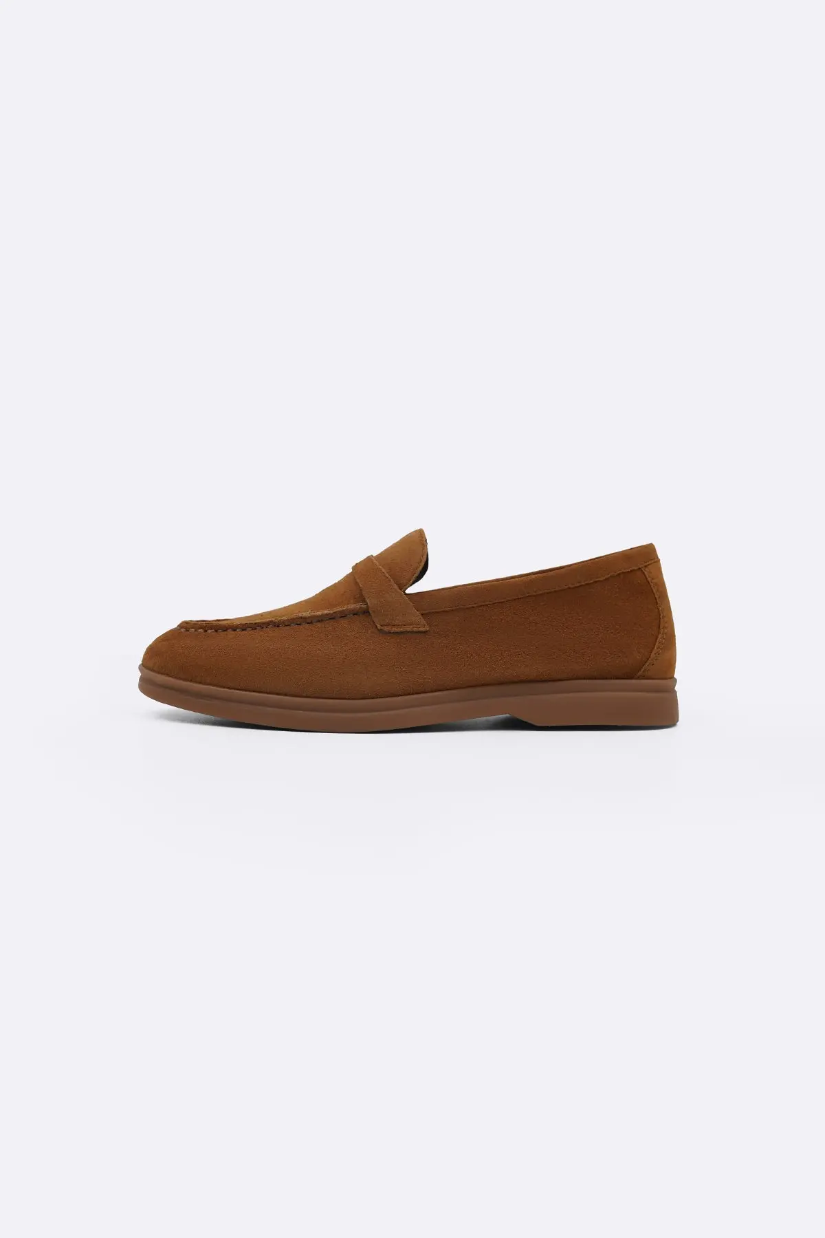 Palm & Pebble Leather Loafers 1