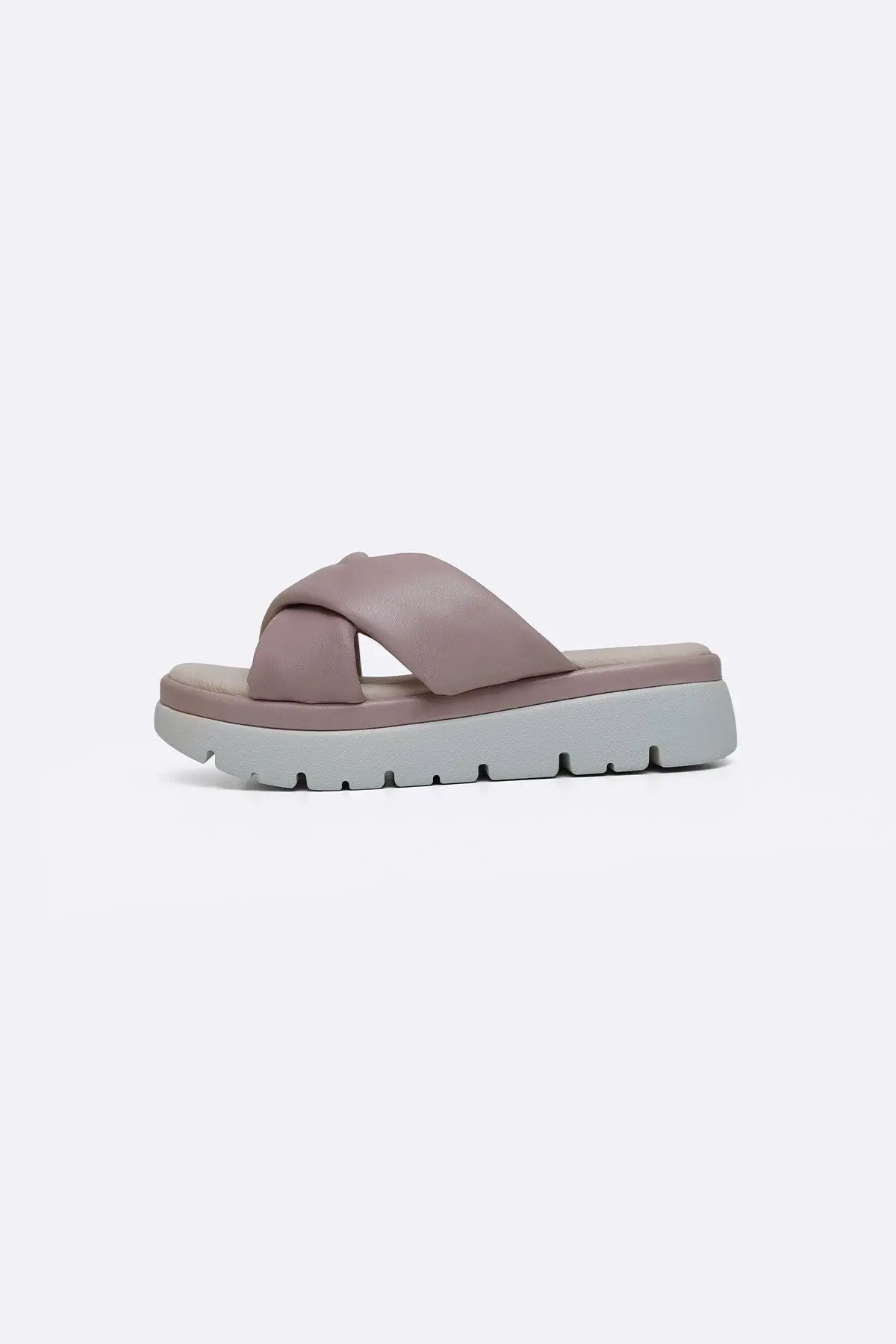 Leather Mama Cross Slides 1