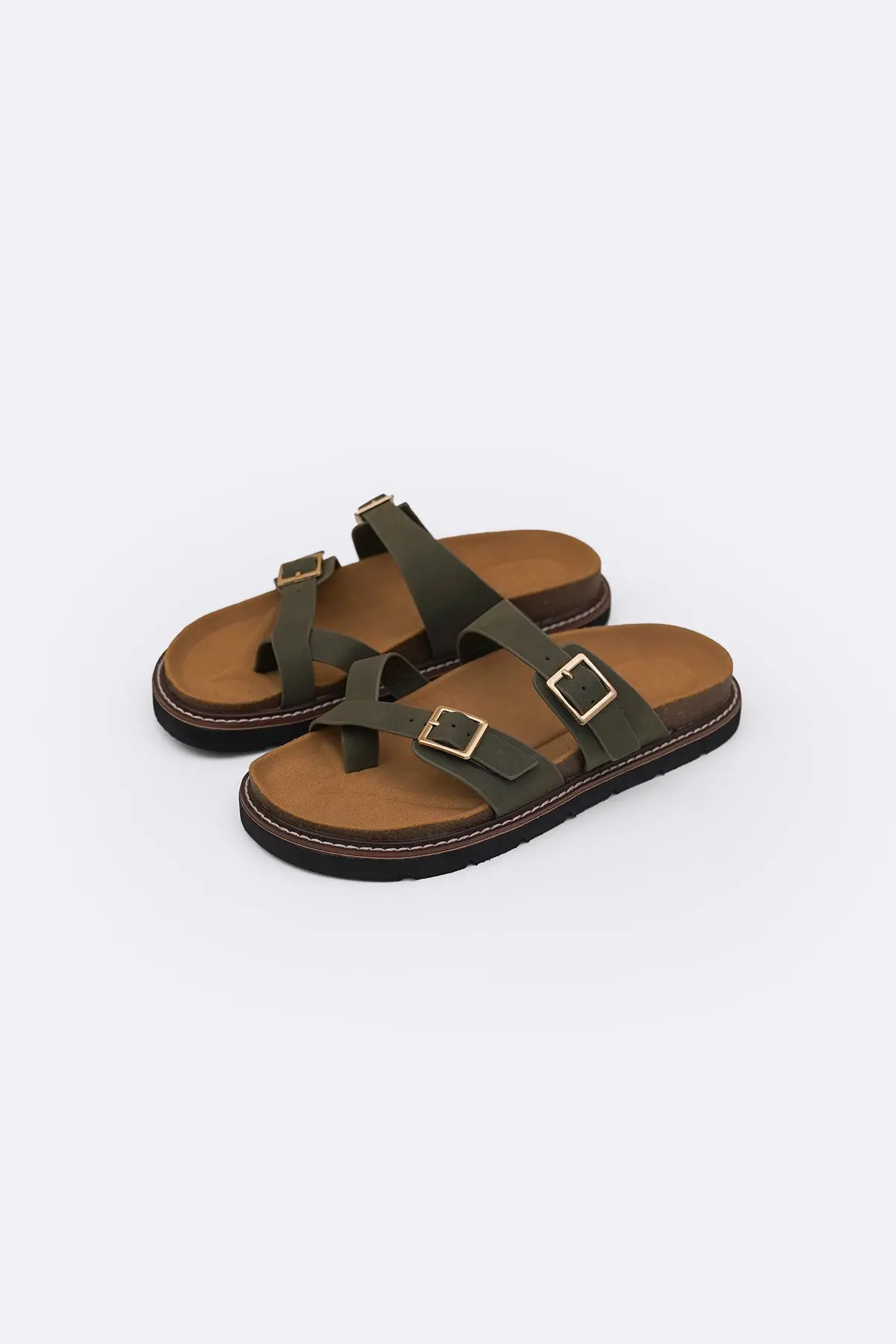 Athens Buckle Slides 1