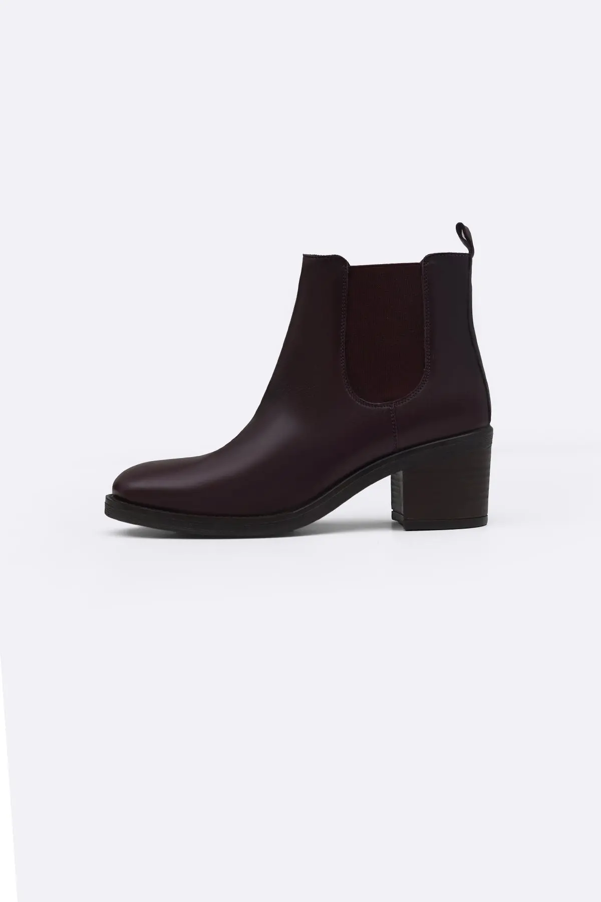 Block Leather Boots 1