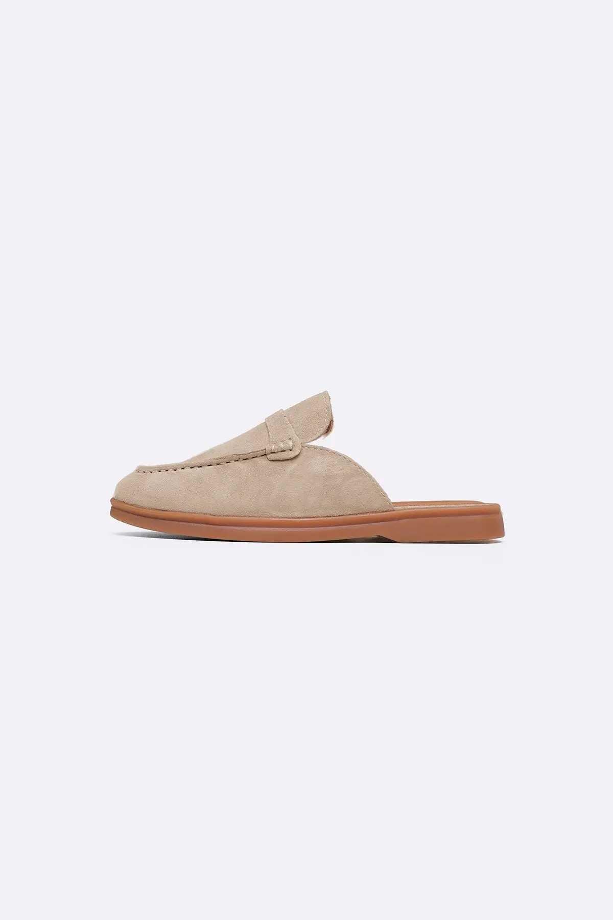 Suede Leather Mules 1
