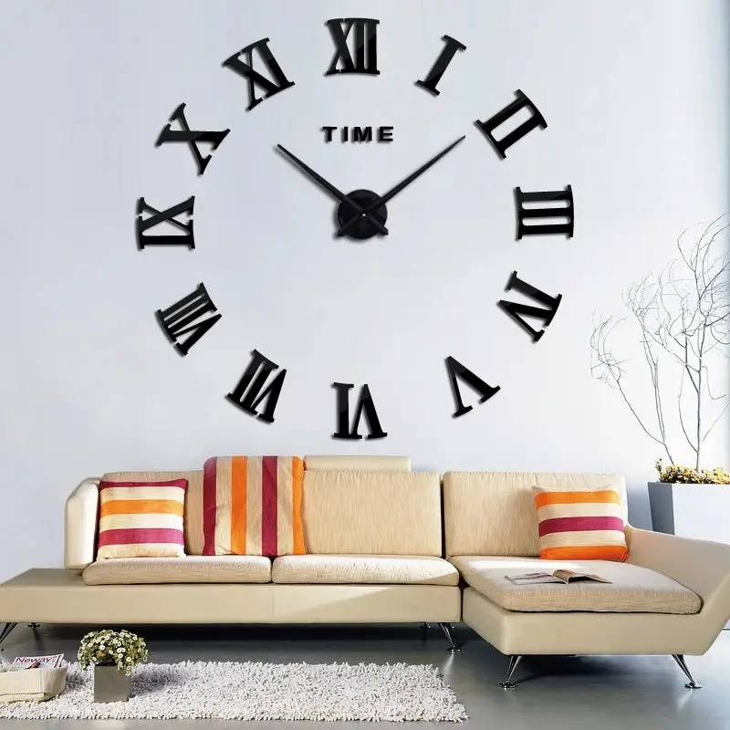 Acrylic Wall Clocks With 12 Inches Needles(Roman) 1