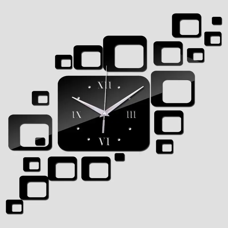 Acrylic Wall Clocks(Sq_01) 1