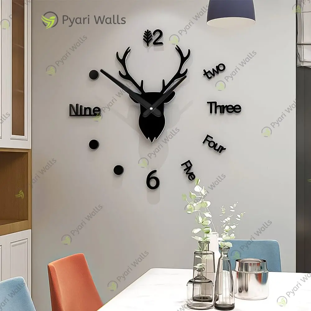 Deer Wall Clock Large - Hot Selling Markhor 1