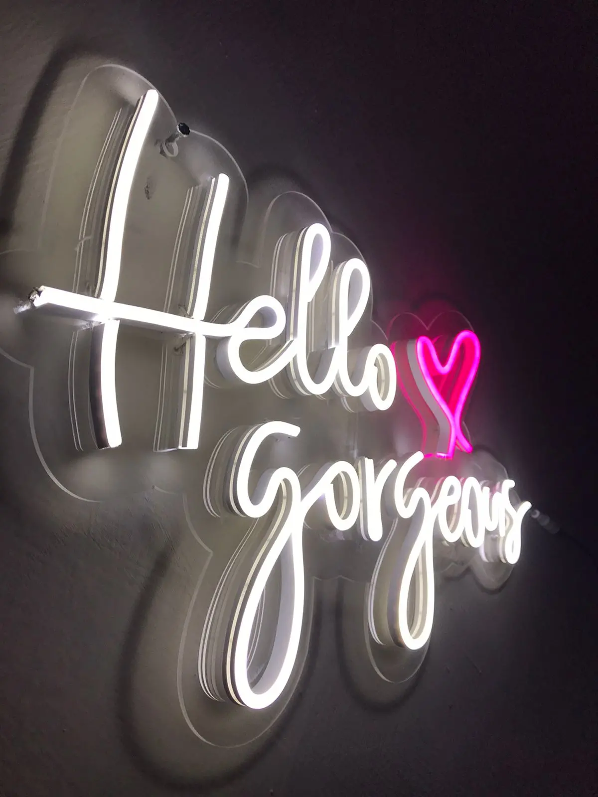 Hello Gorgeous Neon Light 1