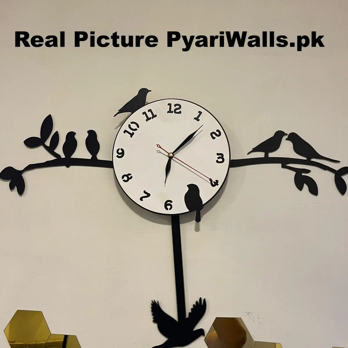 New Latest Style 2024 Birds Tree Pendulum Clock White Dial 1