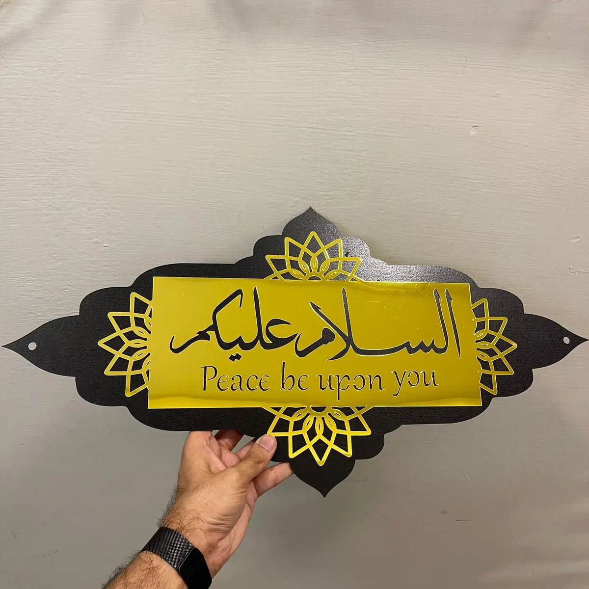 Islamic Greeting Sign Board Asalam U Alaikum 1