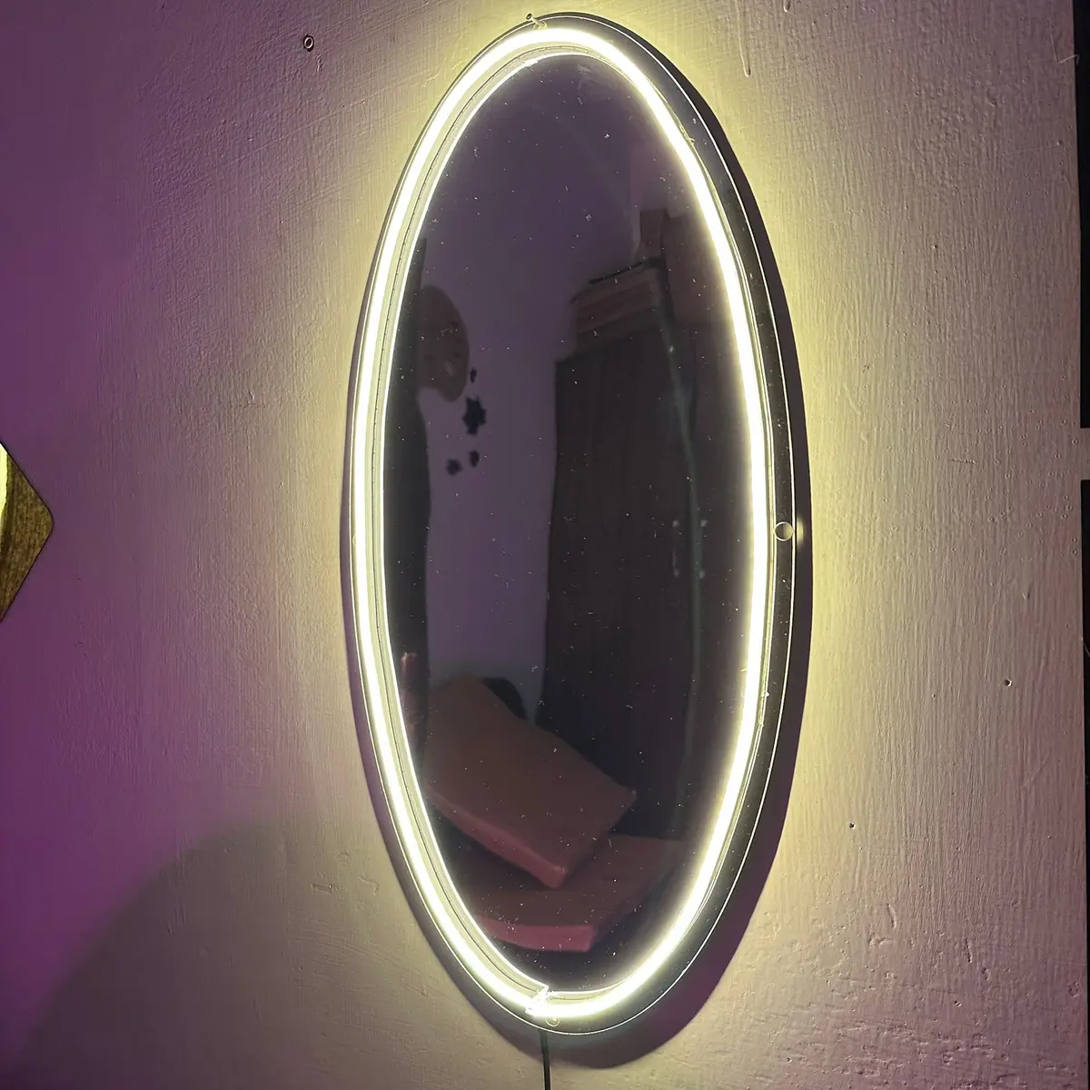 Neon Selfie Acrylic Mirror For Room Walls 1