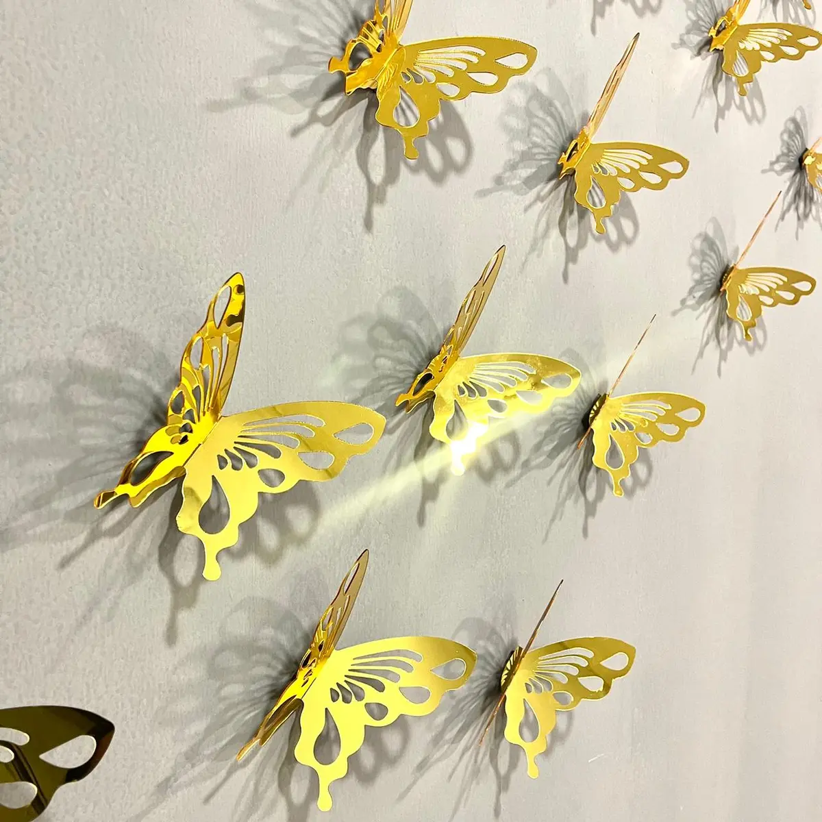 Diy 3D New 2024 Acrylic Mirror Butterflies For Wall Decor 1