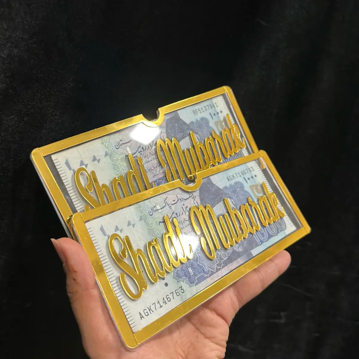 Acrylic Wedding Gift Envelope – Elegant Greeting & Money Holder For Special Occasions 6