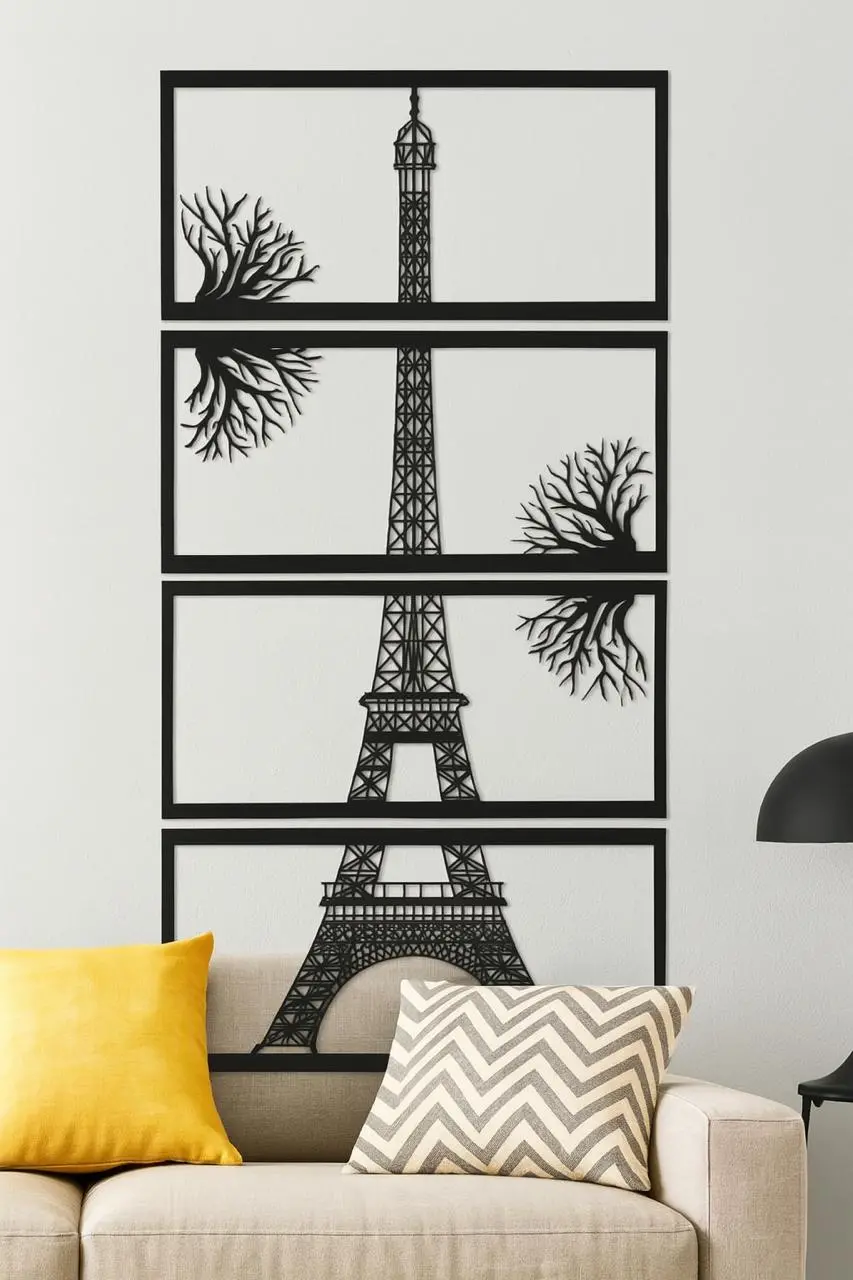 Eiffel Tower Wall Decor 1