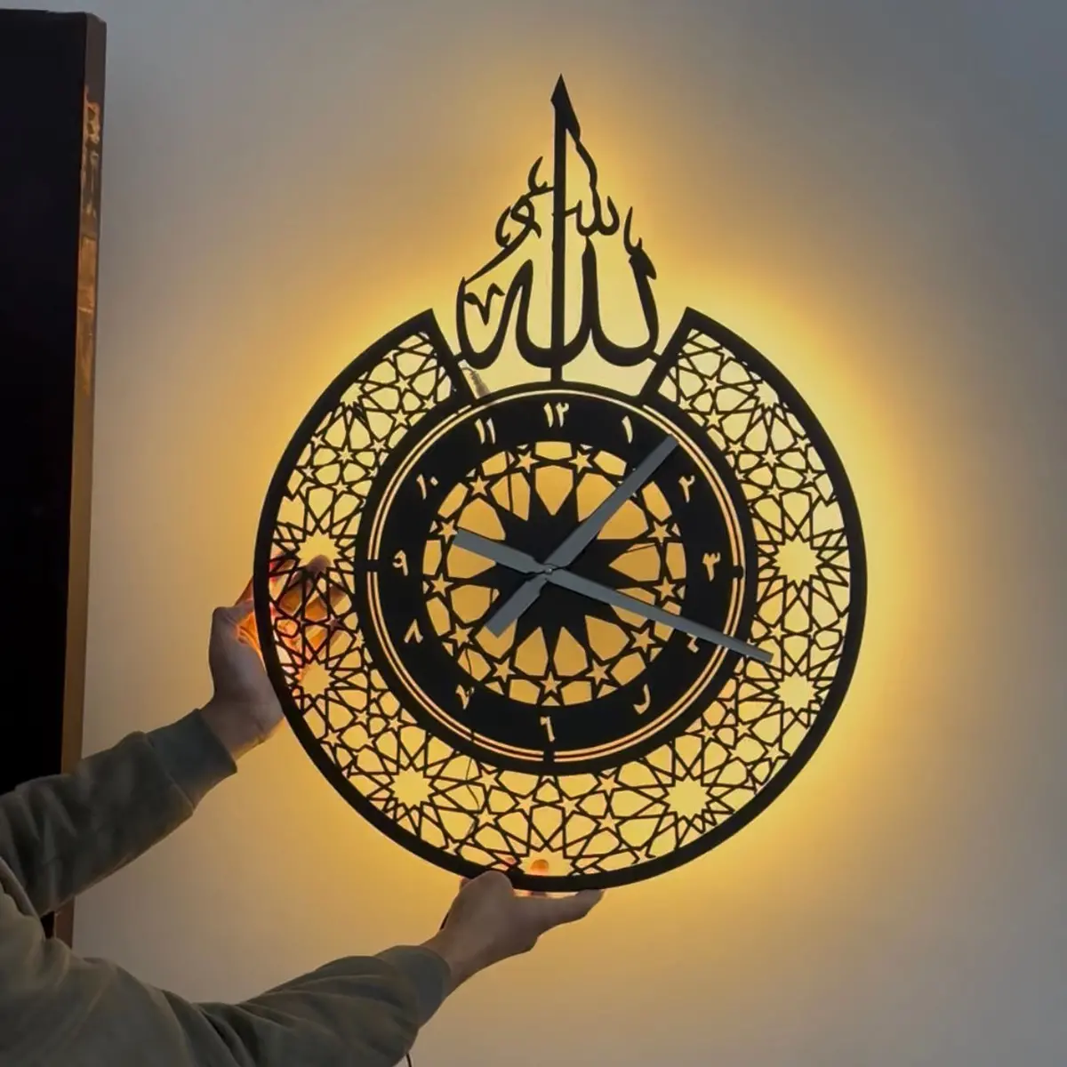 Divine Glow Islamic Clock 1