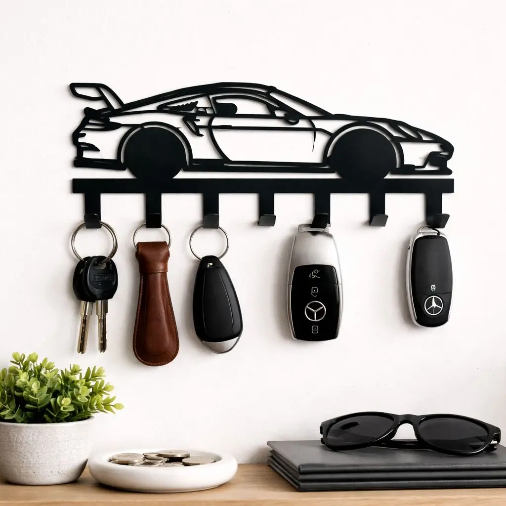 Porsche 911 Gt3 Rs Style Key Chain Holder 1