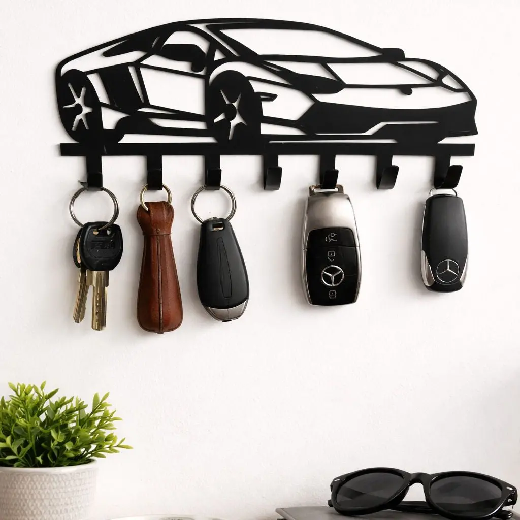 Lamborghini Style Metal Key Chain Holder 1