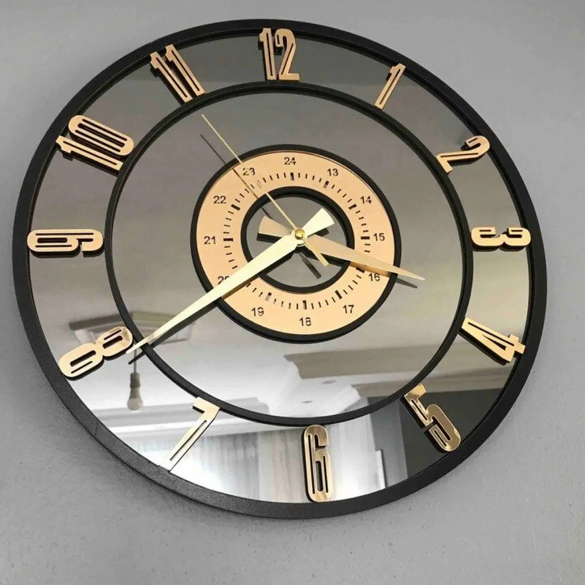 Eclipse 12-Modern And Sleek Wall Clock For Home And Office 1