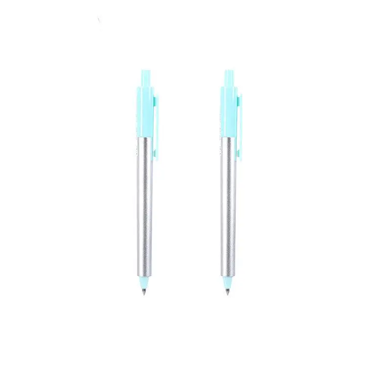 Aluminum Green Matte Penholder Gel Pen 0.5Mm (Black) 2