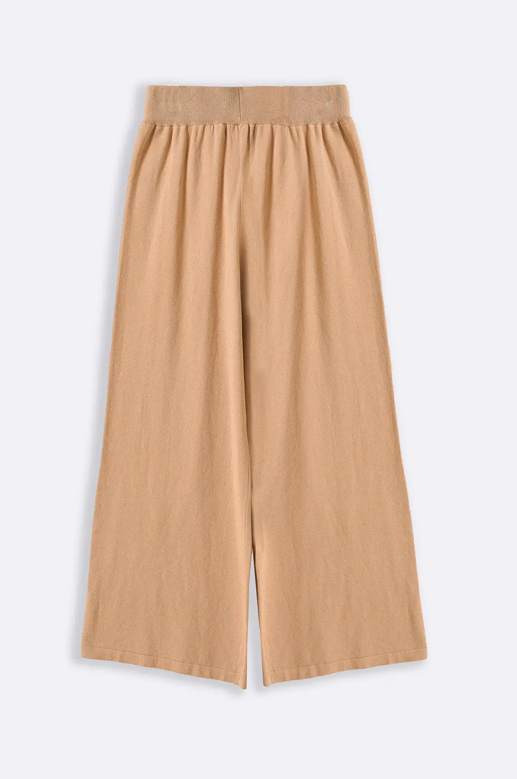Soft-Knit Straight Trousers 1