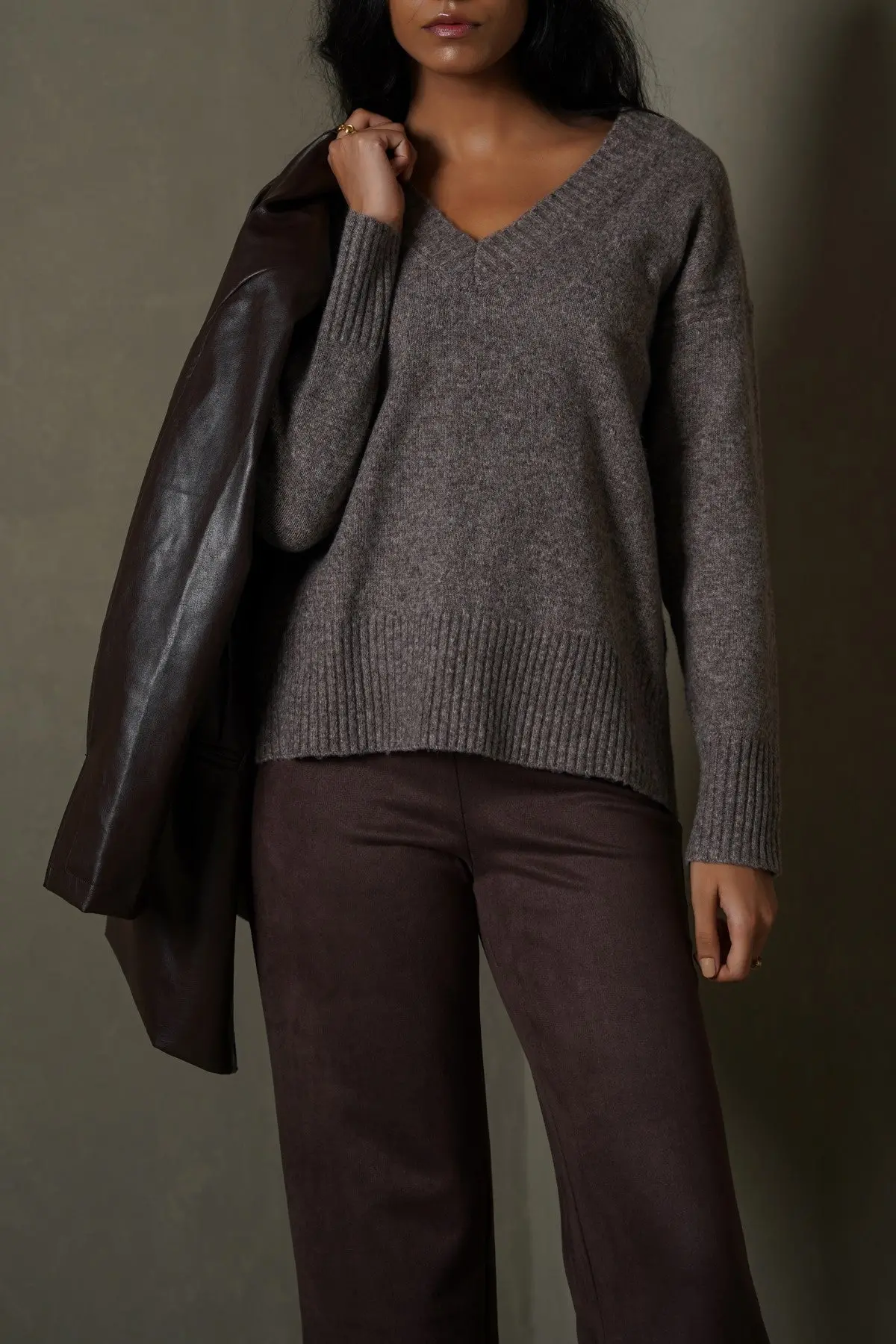 Classic V-Neck Jumper 1